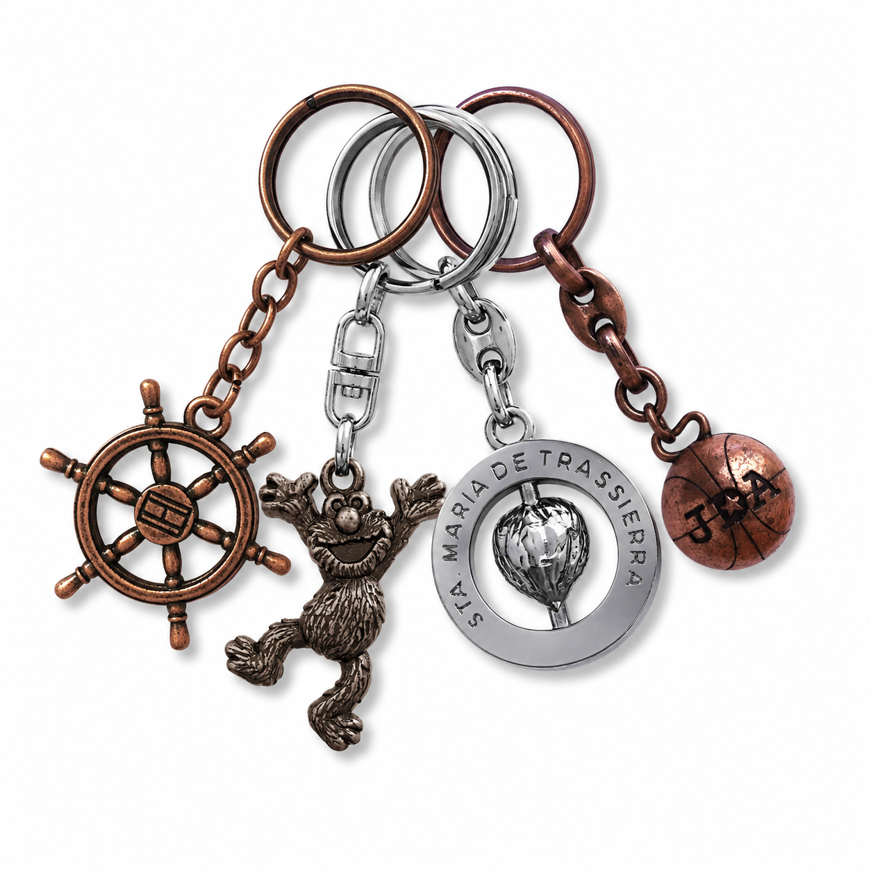 Custommade metalen sleutelhanger