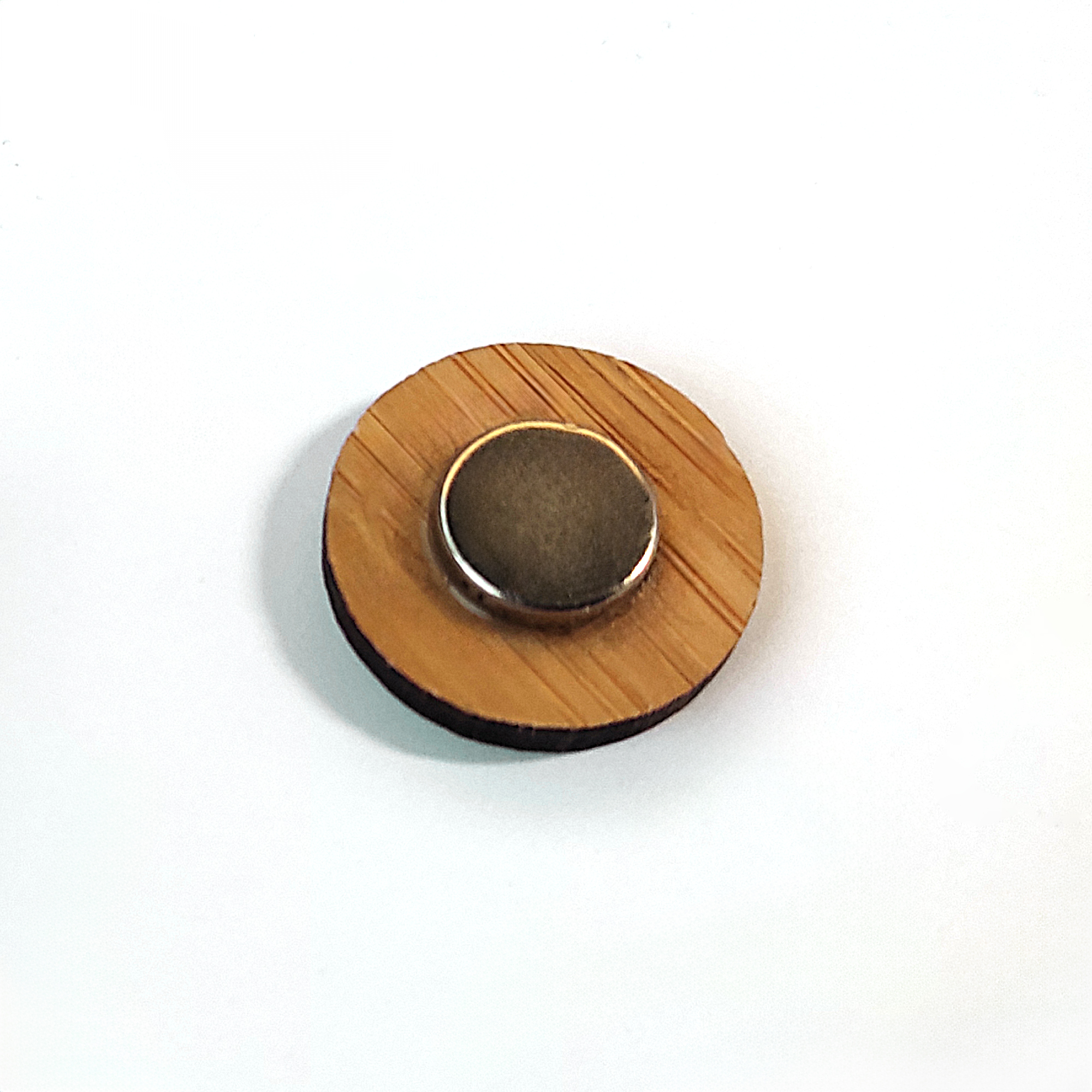 Houten magneet met gravure en lasergesneden - Afbeelding 5