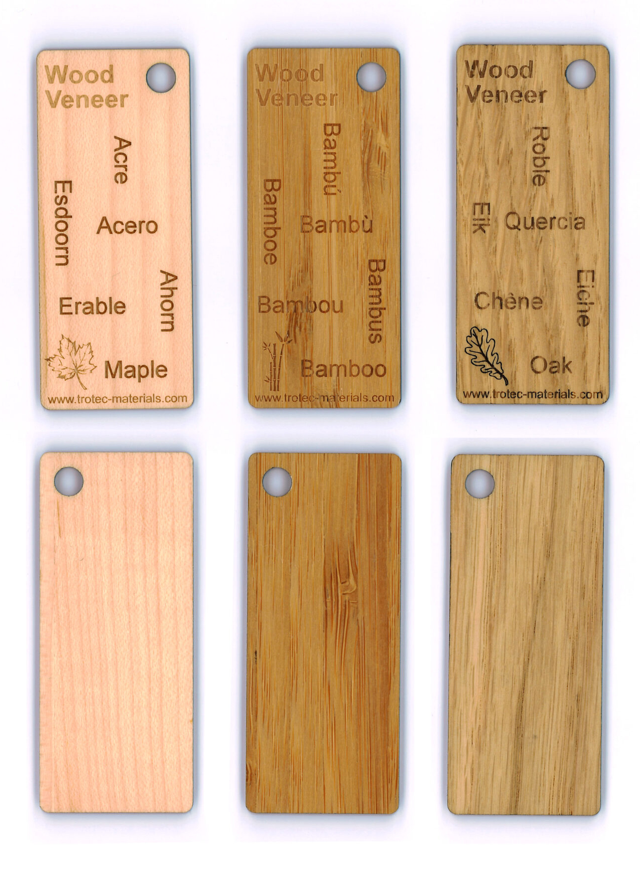 Houten Naambadge met naaminsert - Afbeelding 3