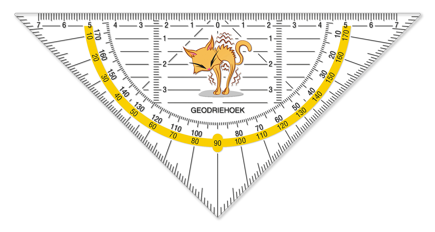 Geodriehoek PET 1 mm - Afbeelding 3