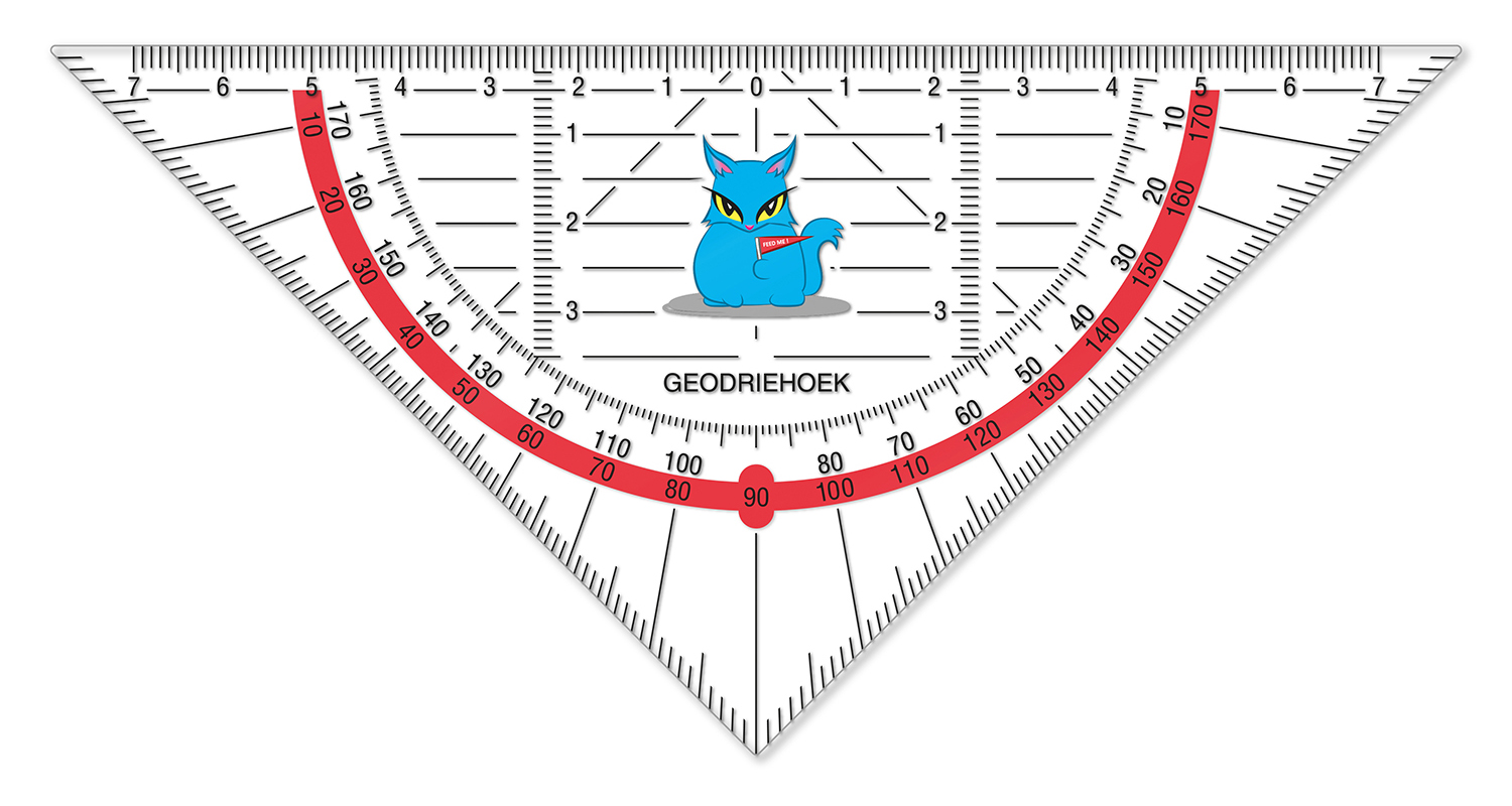 Geodriehoek PET 1 mm - Afbeelding 2
