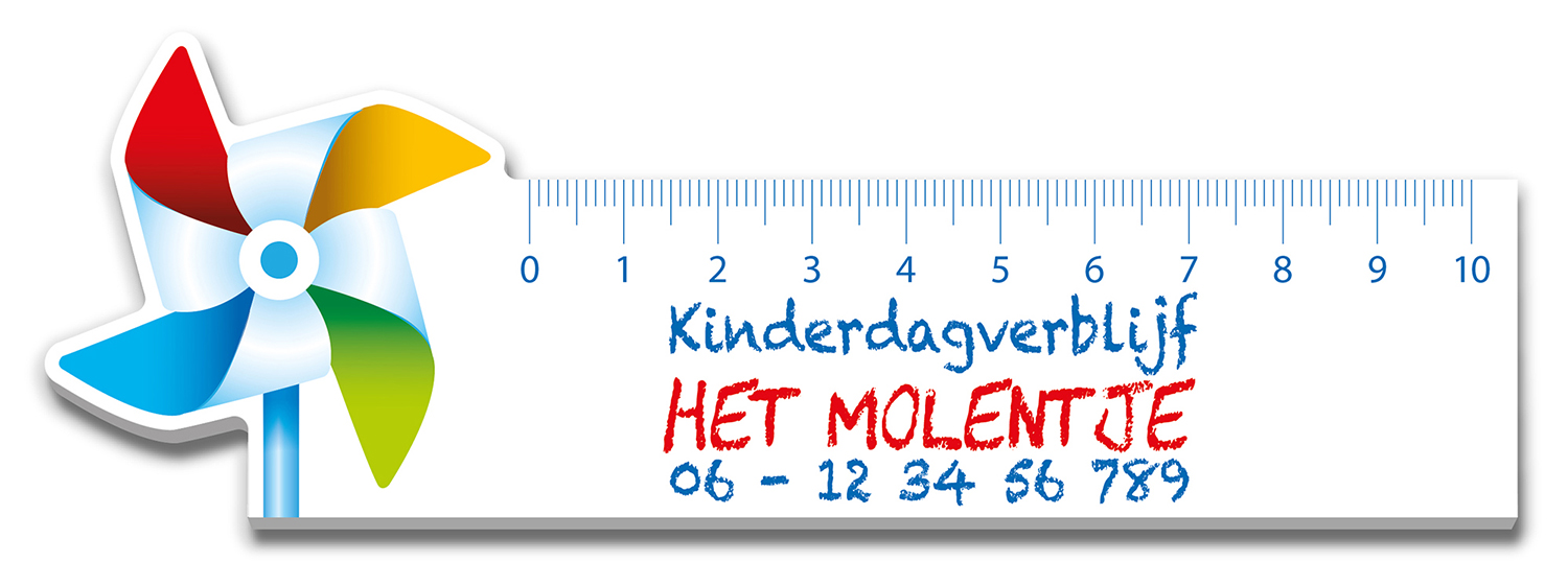 Liniaal kunststof in eigen vorm - Afbeelding 4