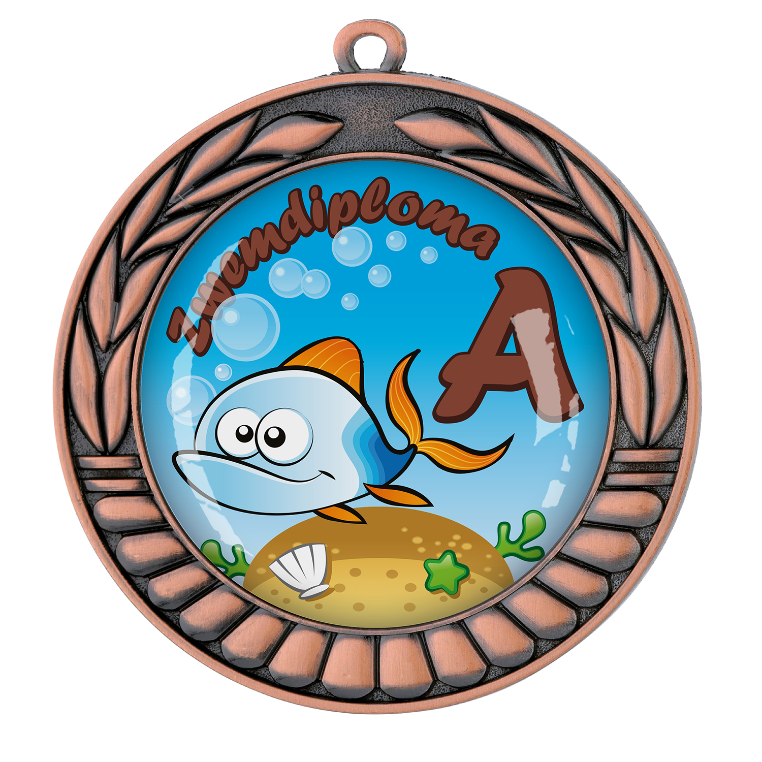 Medaille laurierskrans ø 70 mm - Afbeelding 3