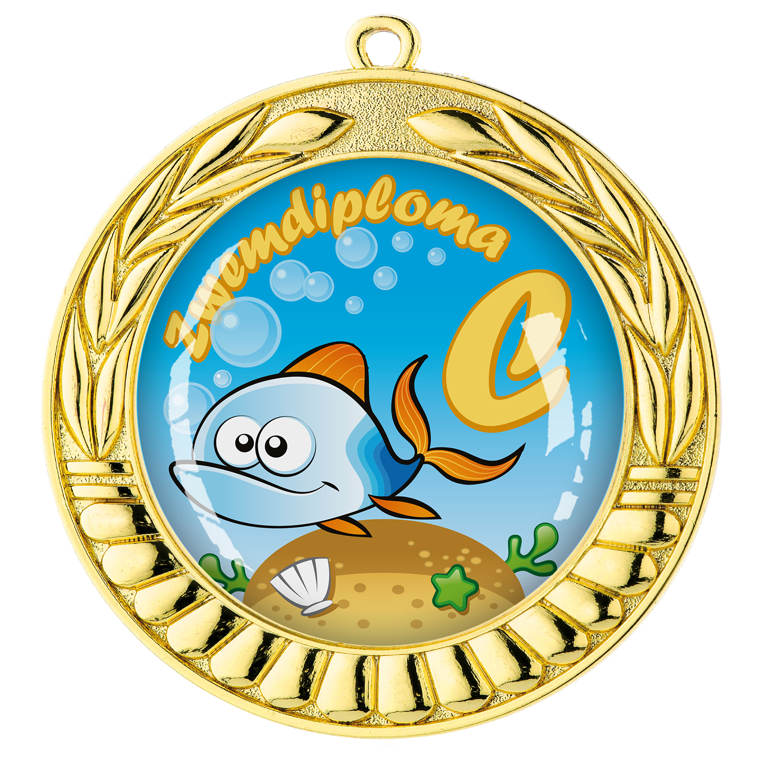 Medaille laurierskrans ø 70 mm