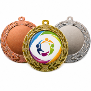 Medaille ronde laurierskrans ø 70 mm