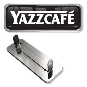 M70856 Metal Textile Badge