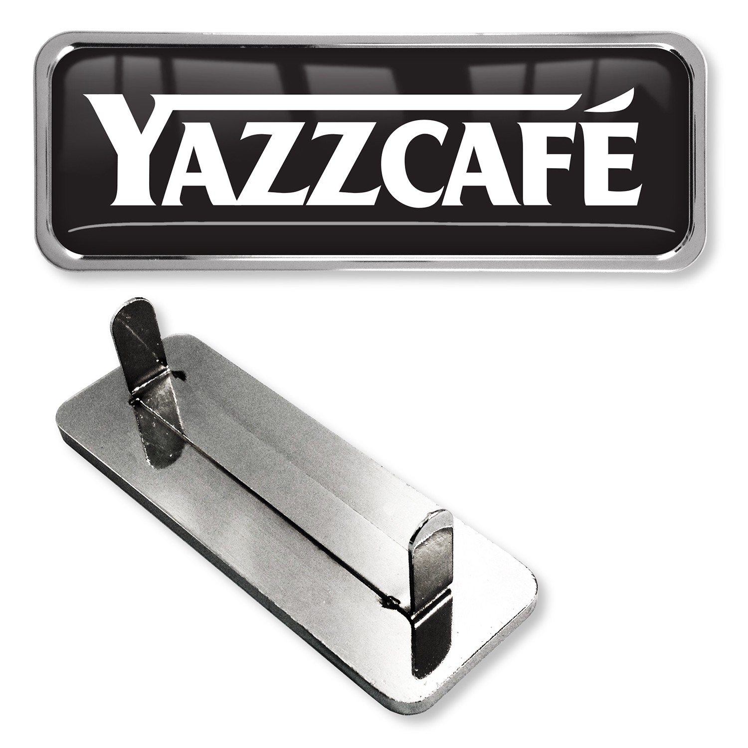 M70856 Metal Textile Badge