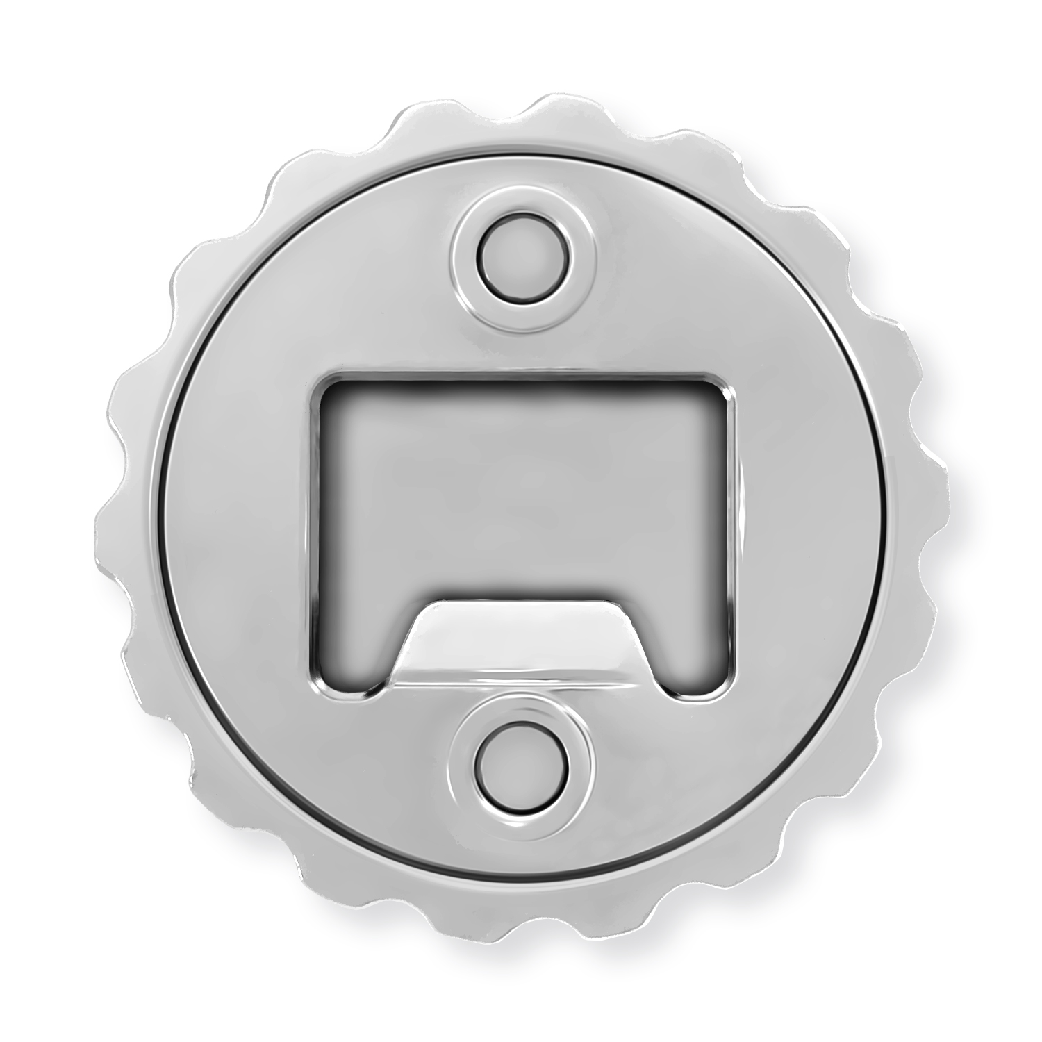 Opener kroonkurk doming met magneet - Afbeelding 2