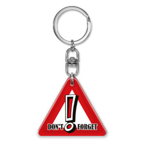 Plexi-sleutelhanger Don't Forget