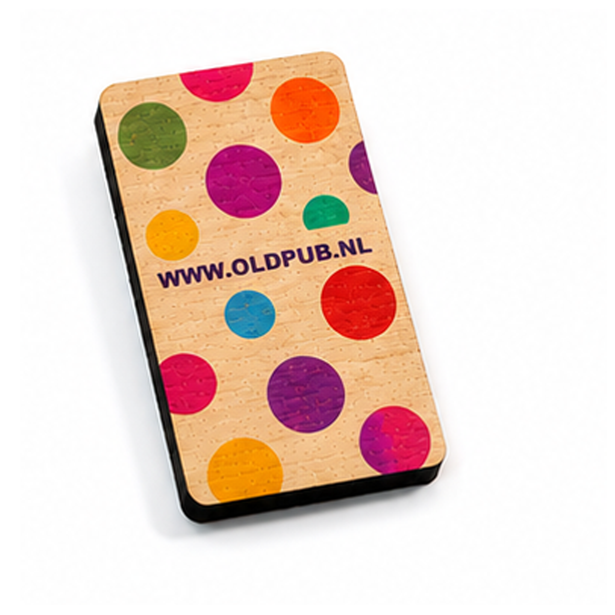Houten magneet full colour bedrukt en lasergesneden - Afbeelding 2