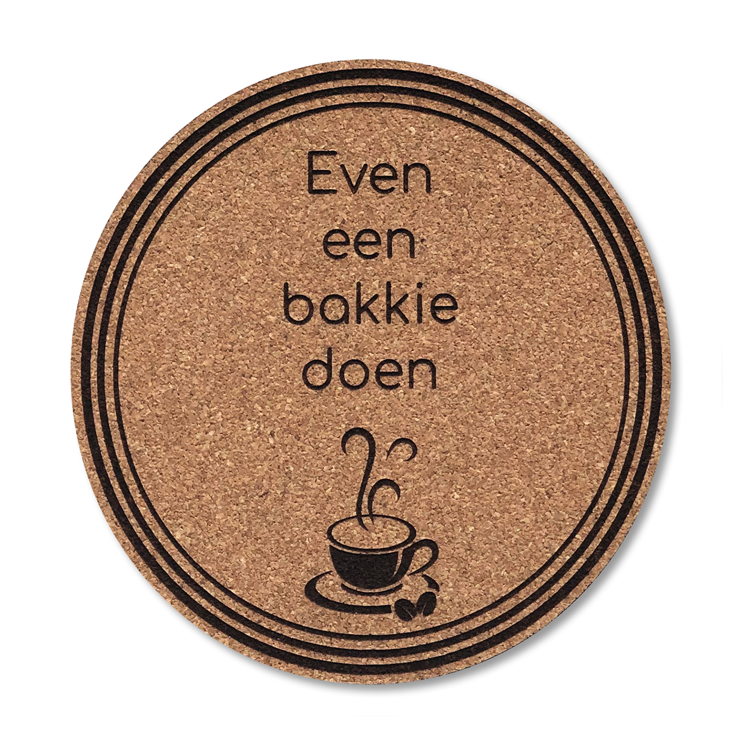 Onderzetter van kurk